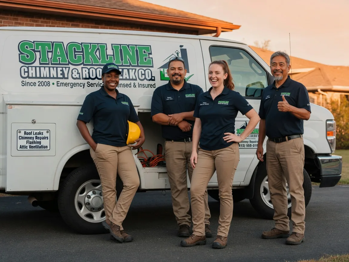 Chimney flashing repair company in Talihina, OK